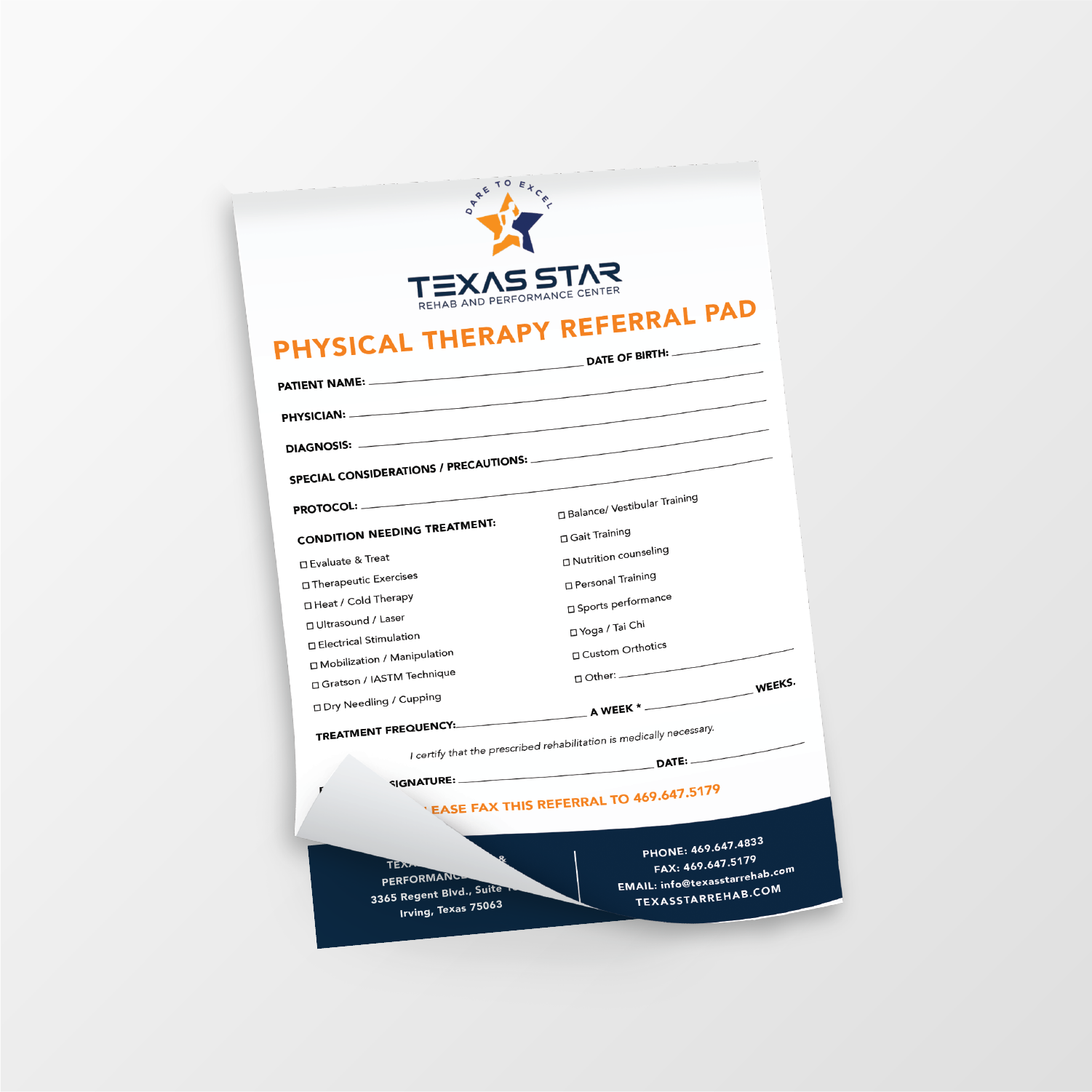 PT & Rehab Prescription Pads | PT Marketing Store
