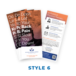 Patient Rack Card System | PT Marketing Store