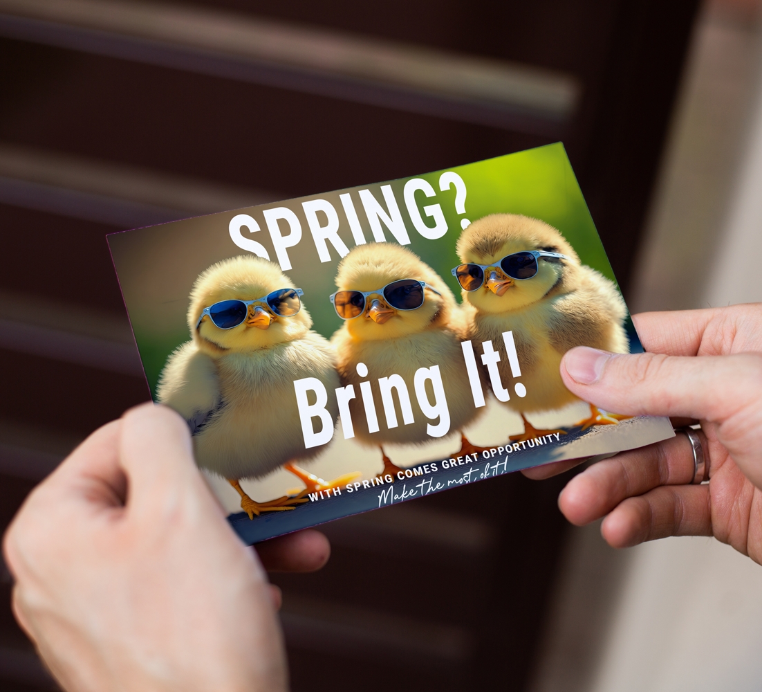 “Spring” Into Action Postcards